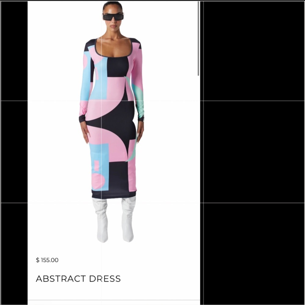 NWT Amyshehab abstract dress